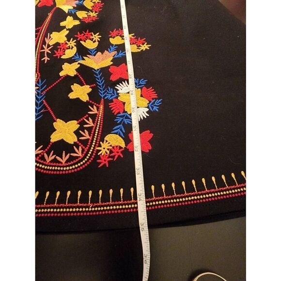 Lai Meng  Five Cats embroidered black dress NWT size large - Picture 7 of 10